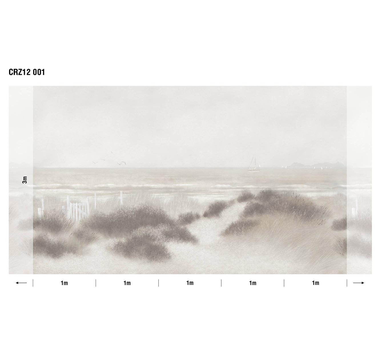 Панно Luna Круиз Утро на пляже CRZ12 001 3×5